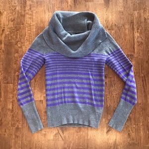 BOGO 🟧 Purple and Grey Loose Turtleneck